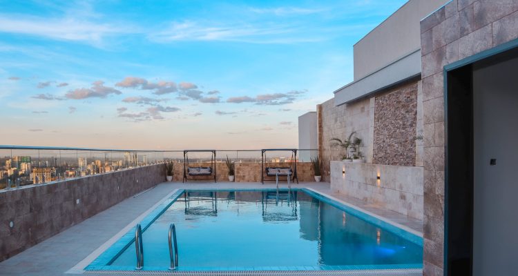 Skydown Properties swimming pool view